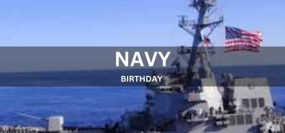 NAVY BIRTHDAY  [नौसेना जन्मदिन]